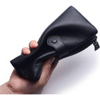 Bveyzi Women Soft Leather Rfid Blocking Bifold Slim Wallets Ladies Credit Card Holder Double Zipper Pocket | Soft
