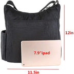 MHCNLL Crossbody Bag with Anti Theft RFID Pocket - Women Lightweight Water-Resistant Purse