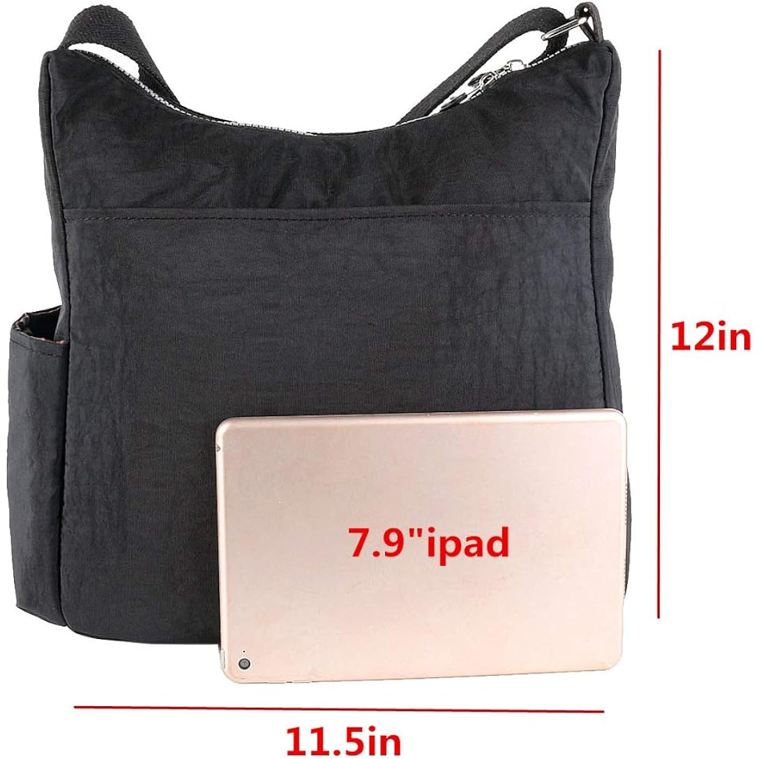 MHCNLL Crossbody Bag with Anti Theft RFID Pocket - Women Lightweight Water-Resistant Purse