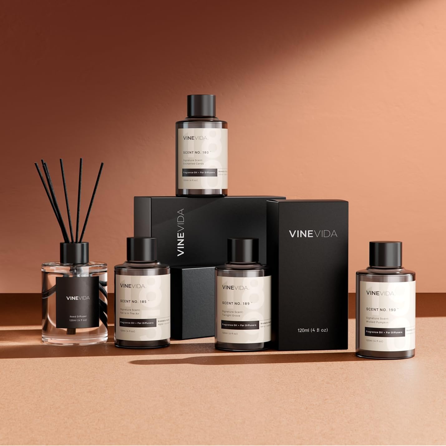 Vinevida (4Oz) Hotel Fragrance Collection Diffuser Oil - Scents For Home - Cold Air Diffuser Oil - Essential Oil - No.1000 Inspired By My Way