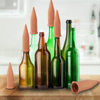10 Pack Terracotta Watering Spikes, Plant Watering Devices Wine Bottle Automatic Plant Self Watering Spikes For Vacations, Self-Watering Stakes For Indoor Outdoor Plants