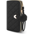 Womens Wristlet Wallets, PU Leather Clutch Wallet Double Zipper Credit Card Wallet with Multi Card Slots