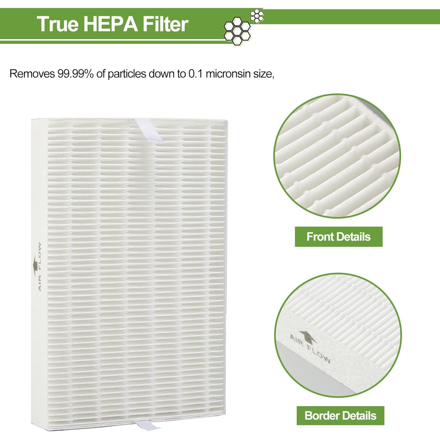 6 Pack Hpa300 Hepa Filter Replacement For Honeywell Air Purifiers Hpa300 Series, Hpa300, Hpa304, Hpa8350, Hpa300Vp, Hpa3300B, Hpa5300, Replace Hrf-R3, Pack Of 6 Hepa R And 8 Pre Filters A Hrf-Ap1
