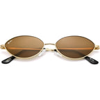 Pro Acme Retro Oval Small Cat Eye Sunglasses For Women, 90S Polarized Trendy Shades, Y2K Fashion Glasses
