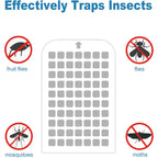 10 Pack Flying Insect Trap Refill Compatible With Mosalogic Uva Fly Insect Trap, Replacement Sticky Glue Cards For Kiwinurse Uvla1001 Plug-In Mosquito Killer Indoor