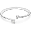 Swarovski Soul Heart Bangle Bracelet Collection, Rhodium Finish