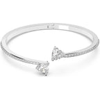 Swarovski Soul Heart Bangle Bracelet Collection, Rhodium Finish