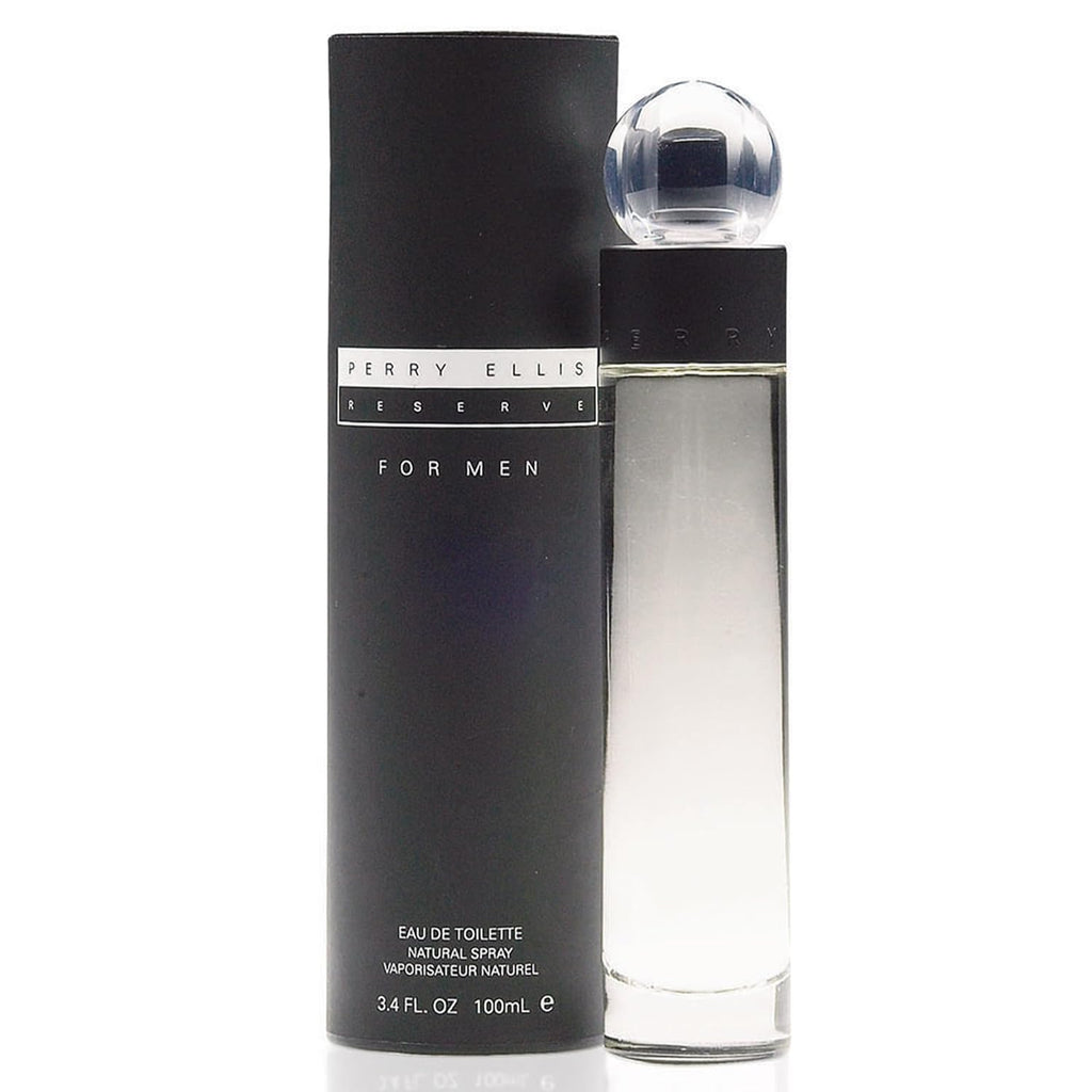 Perry Ellis Reserve Eau De Toilette Spray for Men - Mens Cologne, Long Lasting Perfume, EDT, Fragrance with Notes of Juniper, Citrus & Exotic Woods - 3.4 fl oz (100 mL)