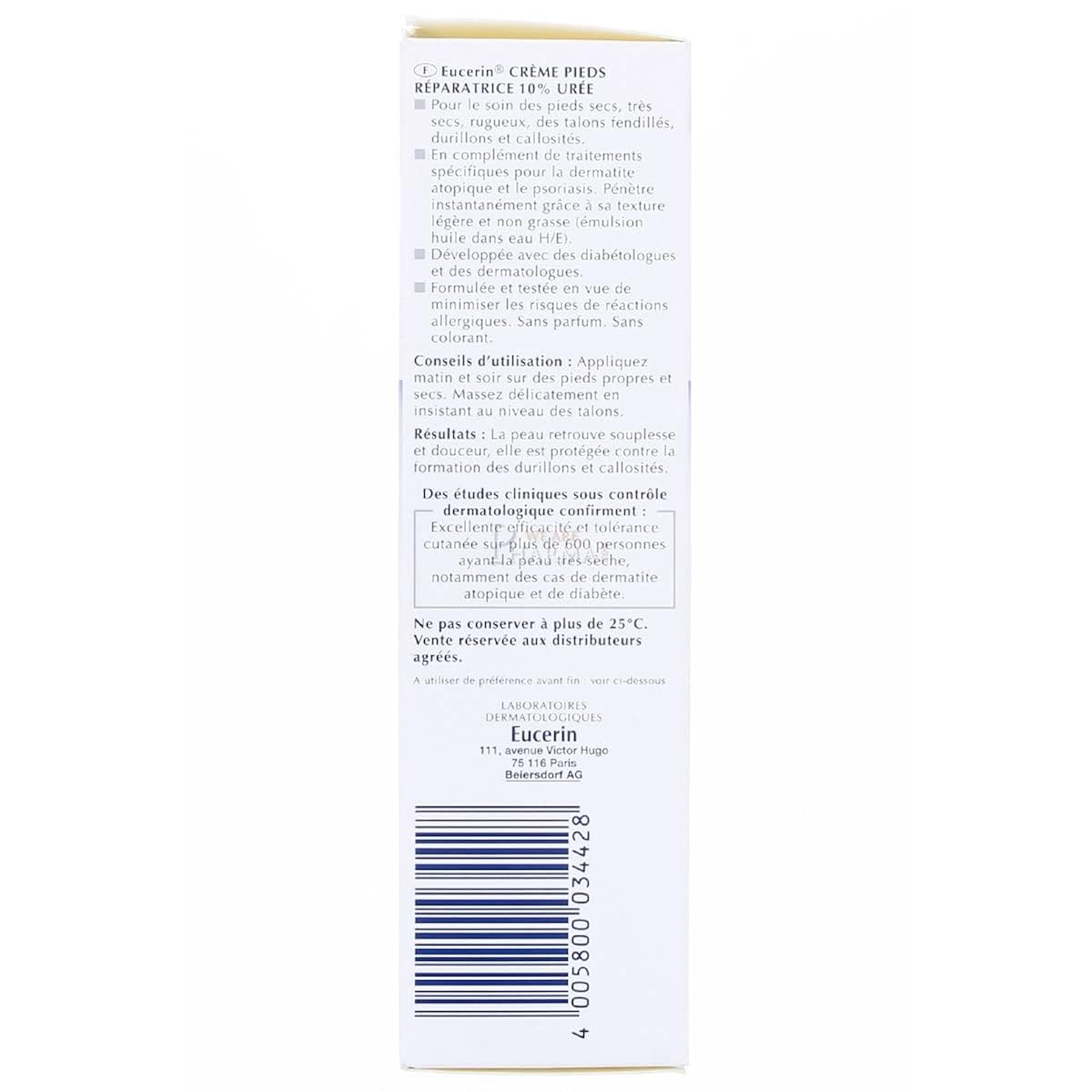 Eucerin UreaRepair Plus Foot Cream 10% Urea 100ml