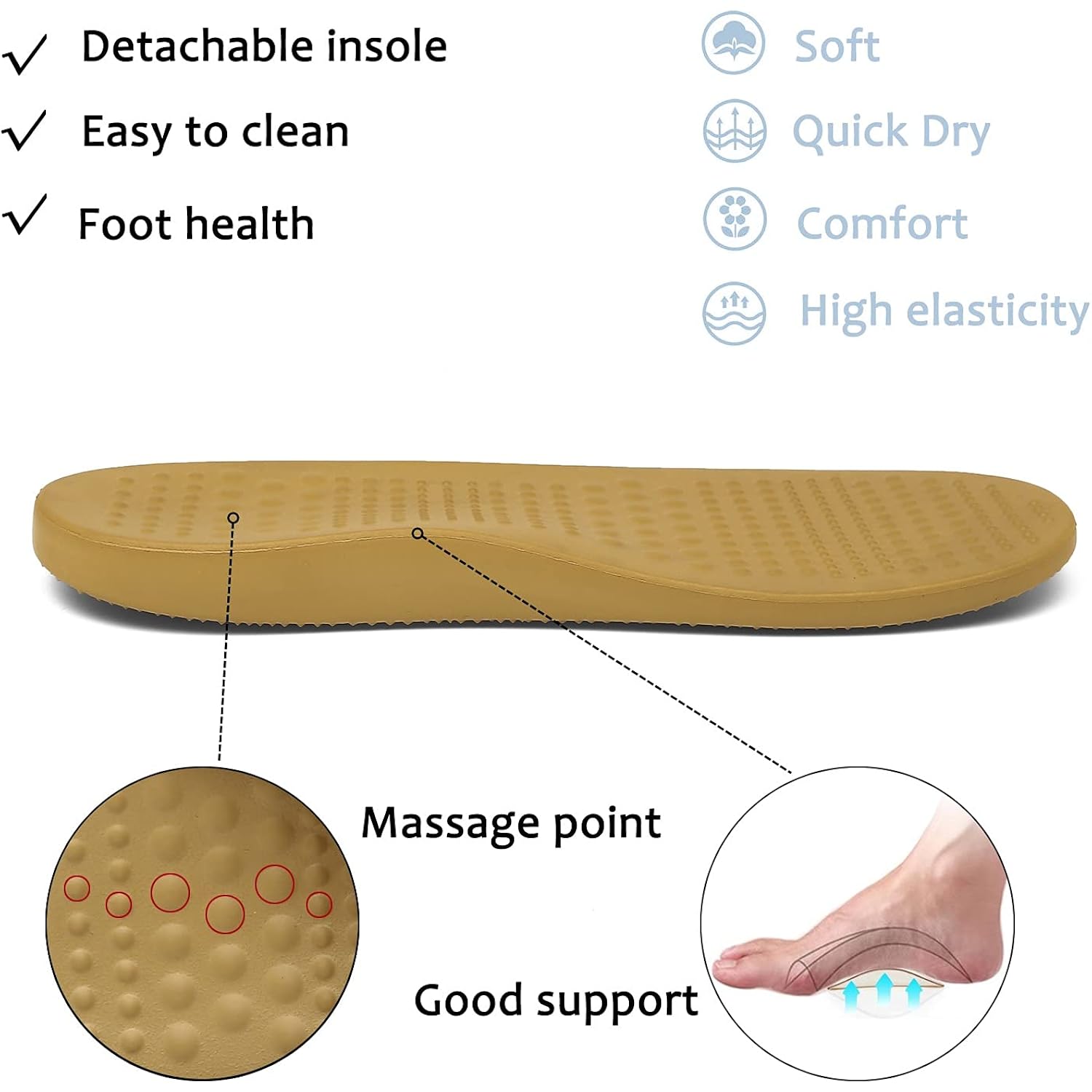 Chaychax Men'S And Women'S Arch Support Clogs Garden Shoes Slip-On Outdoor Beach Water Sandals With Removable Cushion Footbed