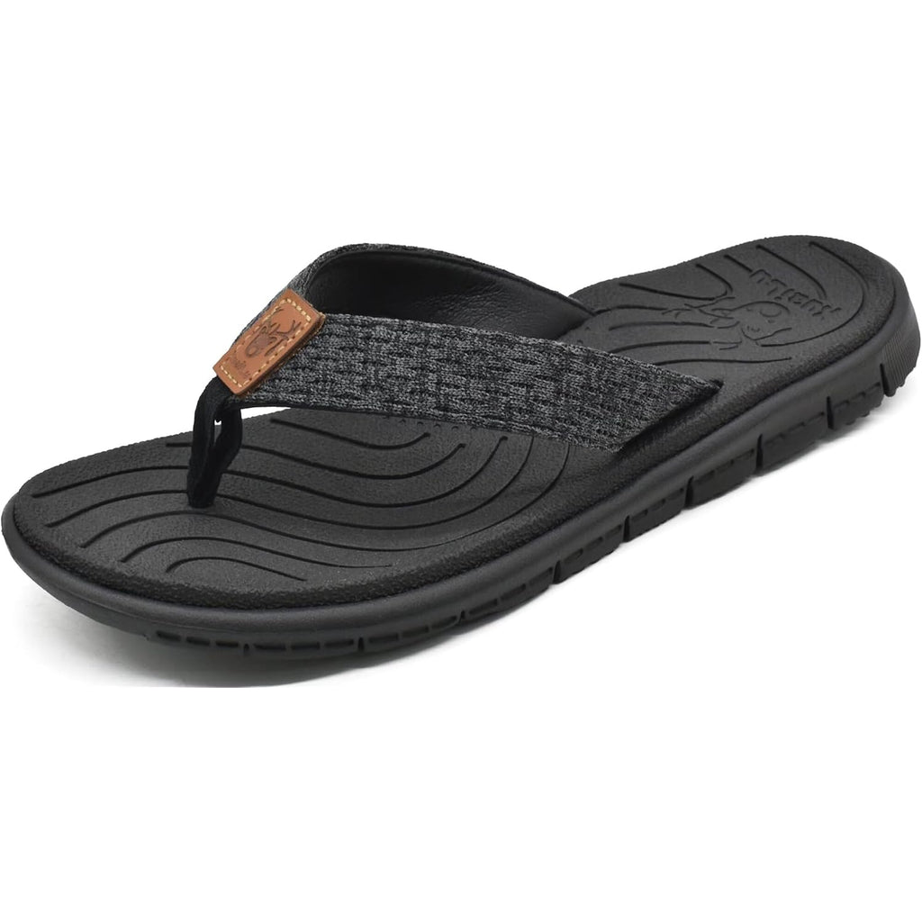 Kuailu Womens Casual Flip Flops With Comfortable Arch Support Yoga Mat Summer Beach Walking Thong Cushion Sandals Lightweight Flats Non-Slip Shoes Indoor Outdoor
