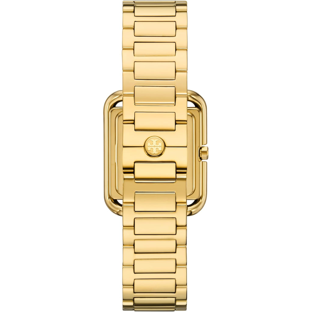 Tory Burch Women'S Kira Square Three-Hand Stainless Steel Watch