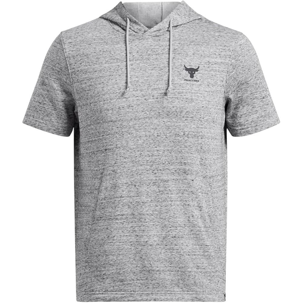 Under Armour Men'S Project Rock Payoff Short Sleeve Terry Hoodie