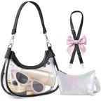 Clear Bag For Stadium Events, Clear Shoulder Bag For Stadium Approved With Wallet, For Concerts Sports Events