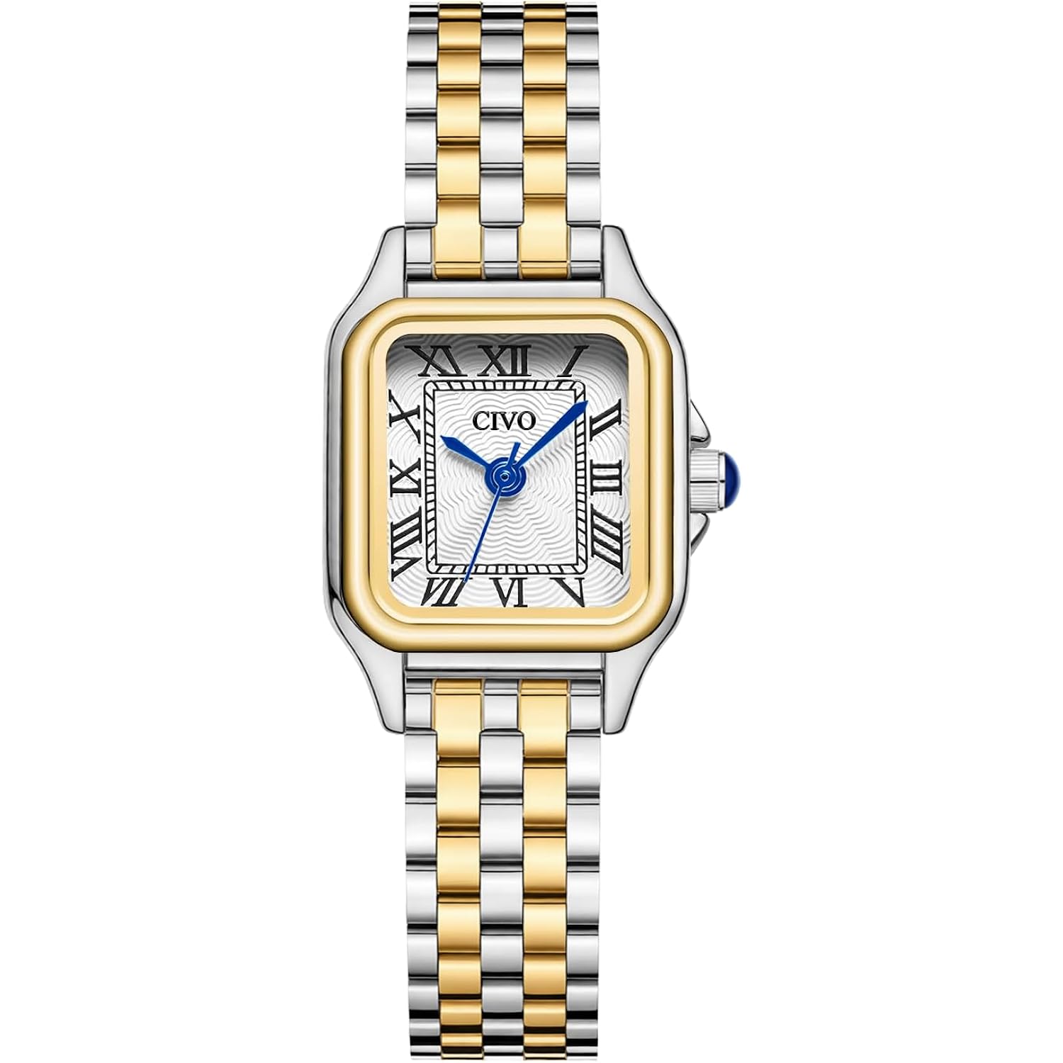CIVO Gold Watches for Women Vintage: Small Wrist Bracelet Watch with Roman Dial - Dainty Luxury Square Ladies Watch - Gifts for Mom Wife at Birthday Anniversary