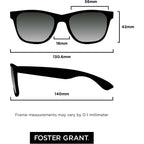 Foster Grant Sutton Polarized Sunglasses For Women, Brown Tortoise Shell Sunglasses Tortoise/Brown