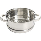 Oster Dutch Oven with Steamer Basket 3-Quart - Sangerfield Stainless Steel, Stovetop Steamer for Vegetables, Rice & Tamales, Dishwasher Safe