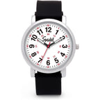 Speidel Original Scrub Watch™ For Nurse, Medical Professionals And Students – Various Medical Scrub Colors, Easy Read Dial, Military Time With Second Hand, Silicone Band, Water Resistant