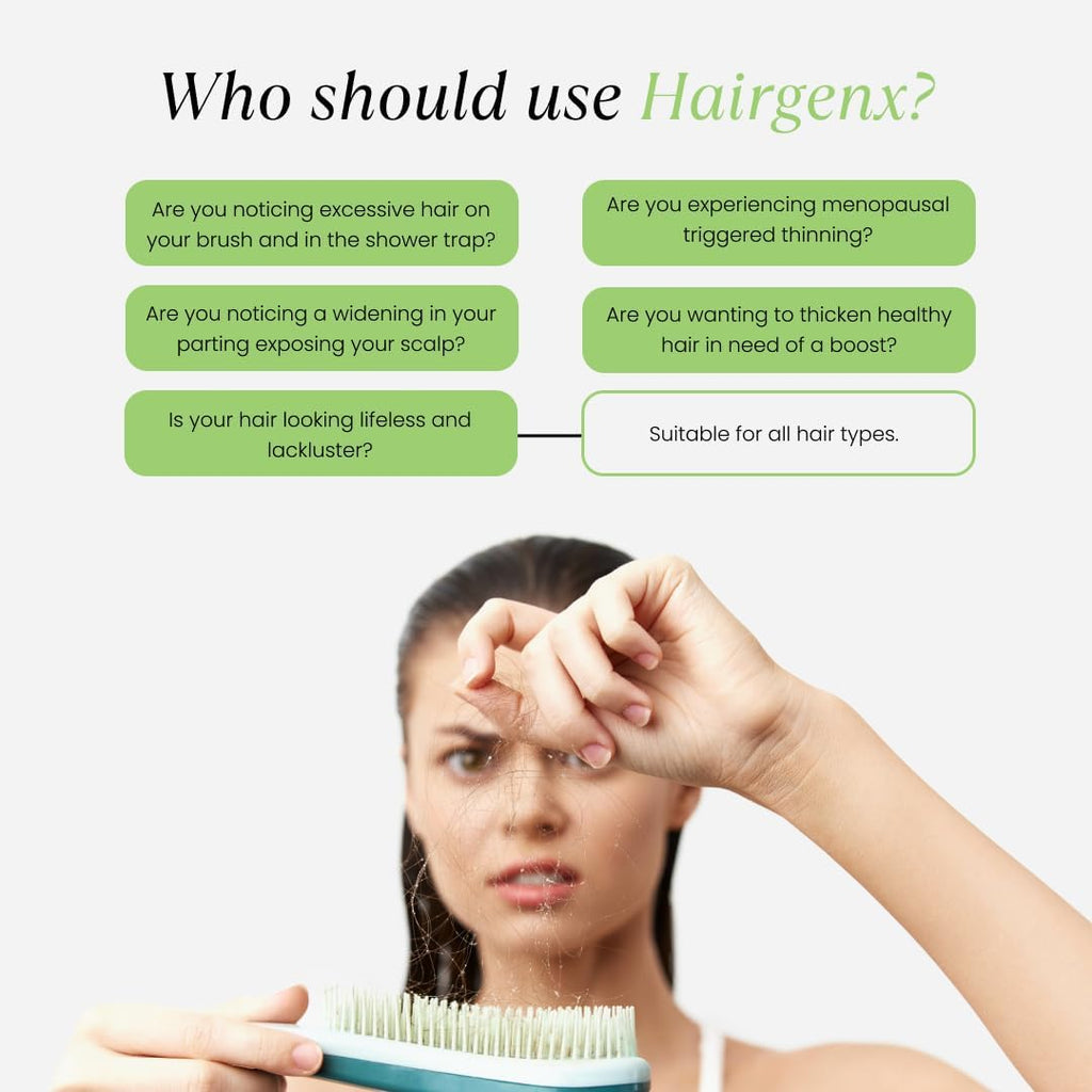 For Her | 150 Herbal Capsules (75 Day Supply) | Dht Blocker For Thicker, Fuller Hair | Natural Hair Loss Supplement For Women | Gluten-Free, Vegan-Friendly