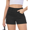 Jean Shorts Womens High Waisted Stretch Summer Shorts for Women Trendy 2026 Outfits Casual Frayed Denim Shorts