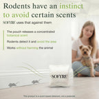 Sofyre Rodent Repellent Pouches 12-Pack Mouse Repellent For Home Rv Garage Car Basement, Mice Indoor & Outdoor Deterrent, Peppermint Cinnamon Cedarwood Rat Repellent, Plant-Based Natural Pest Control