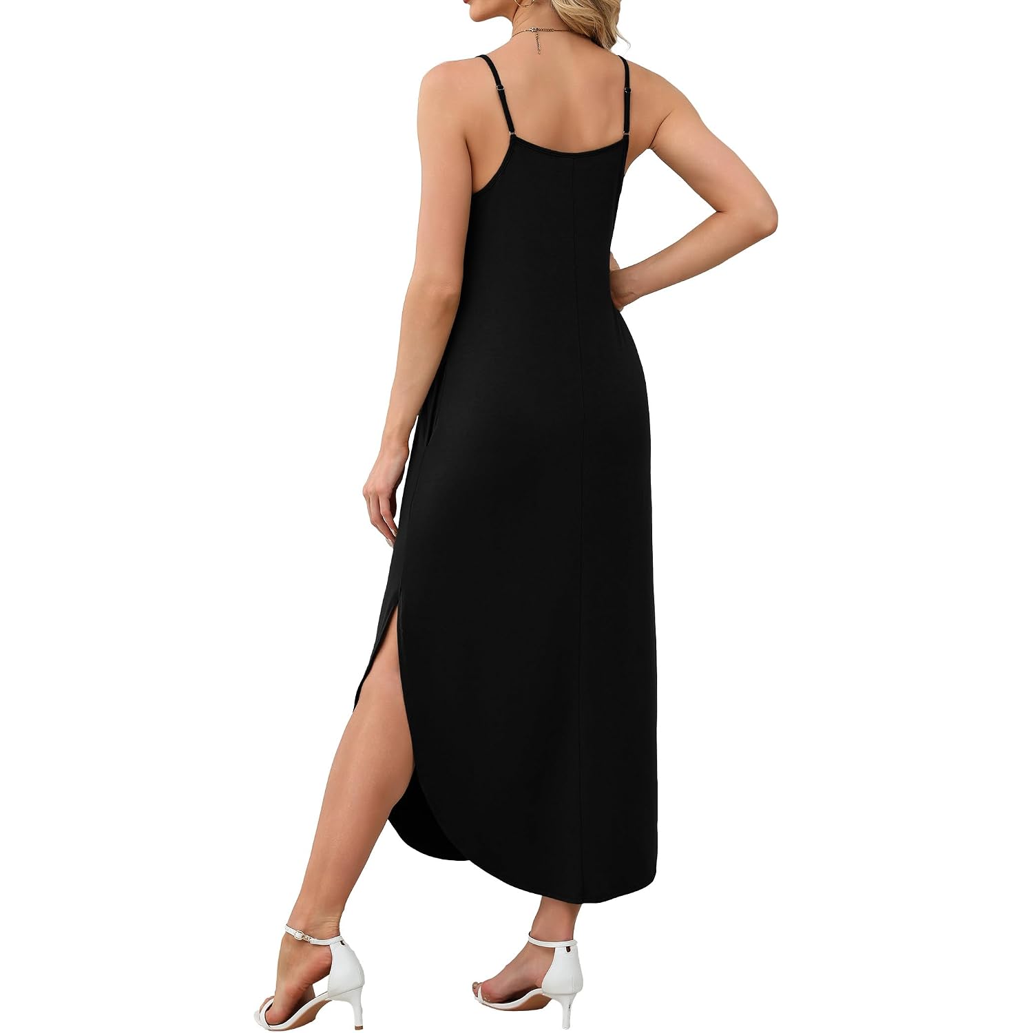 Wiholl Women'S Maxi Dresses For Women Casual Long Summer Sun Dresses 2026 Spaghetti Strap Hawaiian Vacation Outfits For Women
