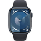 Apple Watch Series 9 (Gps + Lte) 45Mm Midnight Aluminum Case Black Sport Band (Renewed)