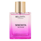 Bellavita Luxury Senorita Eau de Parfum | 100 ml (3.4 fl.oz.) | Perfume for Women | Fresh Floral, Yuzu, Peony, and Musk Notes | Long Lasting Women's Fragrance