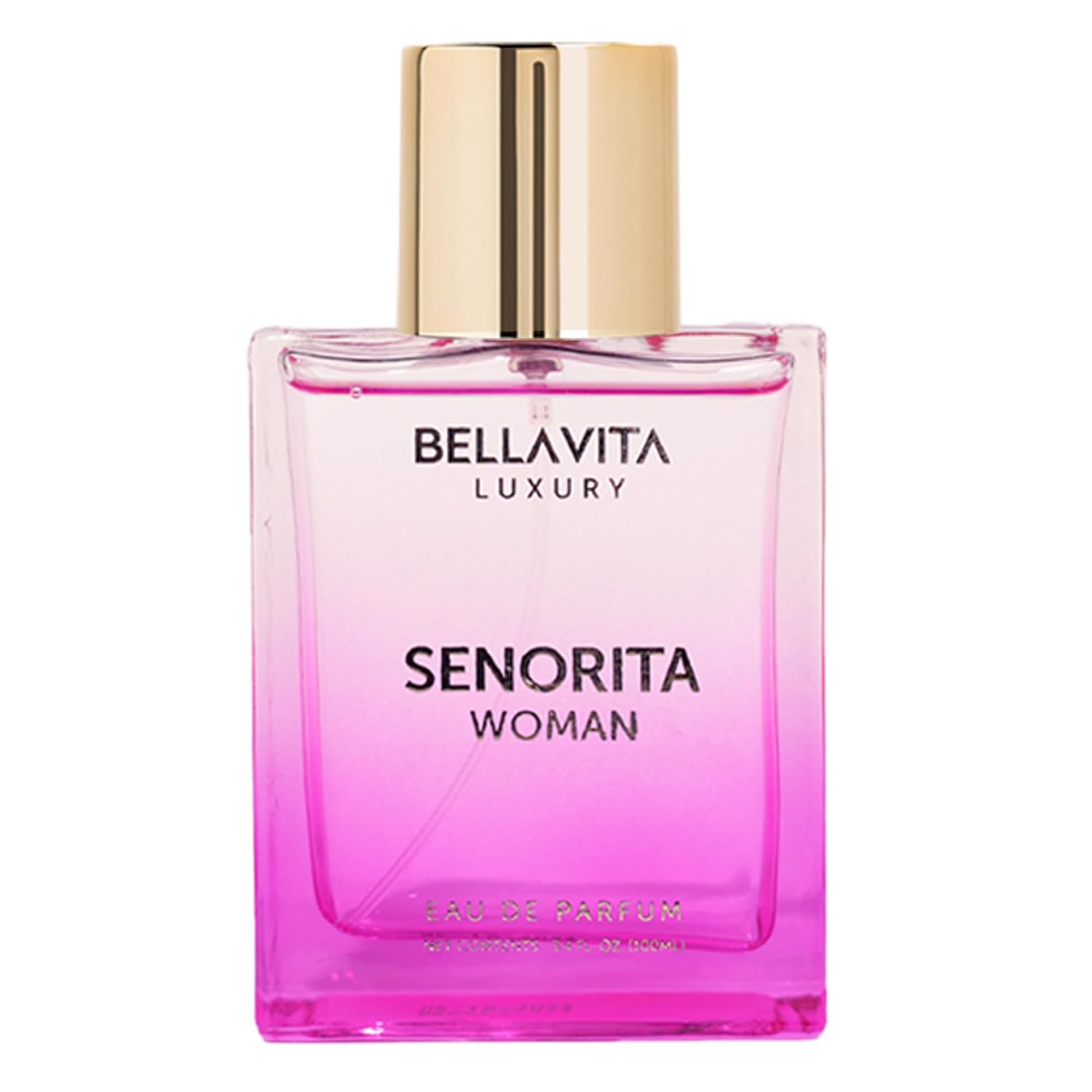 Bellavita Luxury Senorita Eau de Parfum | 100 ml (3.4 fl.oz.) | Perfume for Women | Fresh Floral, Yuzu, Peony, and Musk Notes | Long Lasting Women's Fragrance
