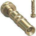 High Pressure Hose Nozzle Heavy Duty | Brass Water Hose Nozzles For Garden Hoses | Adjustable Function | Fits Standard Hoses, Garden Sprayer, Spray Nozzle, Power Washer Nozzle