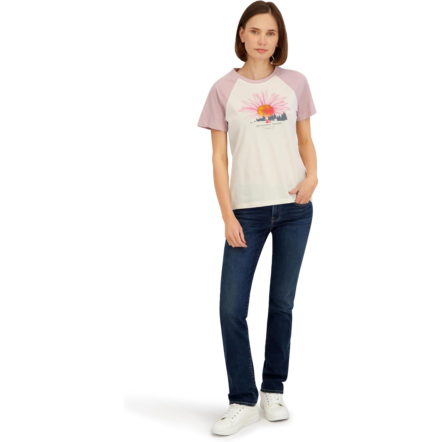 Spyder Women's Floral Adventure Graphic Short Sleeve Tee T-Shirt
