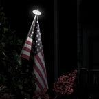 Hoople Flag Pole Light Solar Powered - Waterproof, Solar Flag Pole Light For 15 To 25 Ft In-Ground Flag Pole, Super Bright Flag Pole Solar Light From Dusk To Dawn For 12+ Hours, Auto On/Off (26 Led)