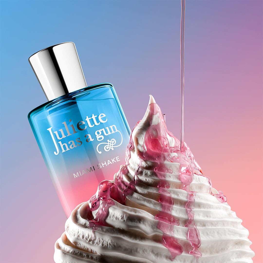 Juliette Has A Gun Miami Shake Eau de Parfum – Gourmand Fruity Vanilla Perfume for Women (Strawberry, Ice Cream, Vanilla Absolute)