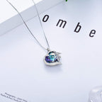 TOUPOP Gifts for Nurse 925 Sterling Silver Nurse Necklace Doctor Nursing Themed Pendant with Crystal RN Medical Caduceus Jewelry Nurse Gifts for Women Student Mom Birthday Graduation