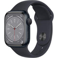 Apple Watch Series 8 [Gps, 41Mm] - Midnight Aluminum Case With Midnight Sport Band, S/M (Renewed) | S/M Size, Renewed