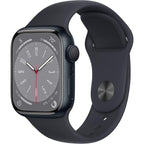 Apple Watch Series 8 [Gps, 41Mm] - Midnight Aluminum Case With Midnight Sport Band, S/M (Renewed) | S/M Size, Renewed