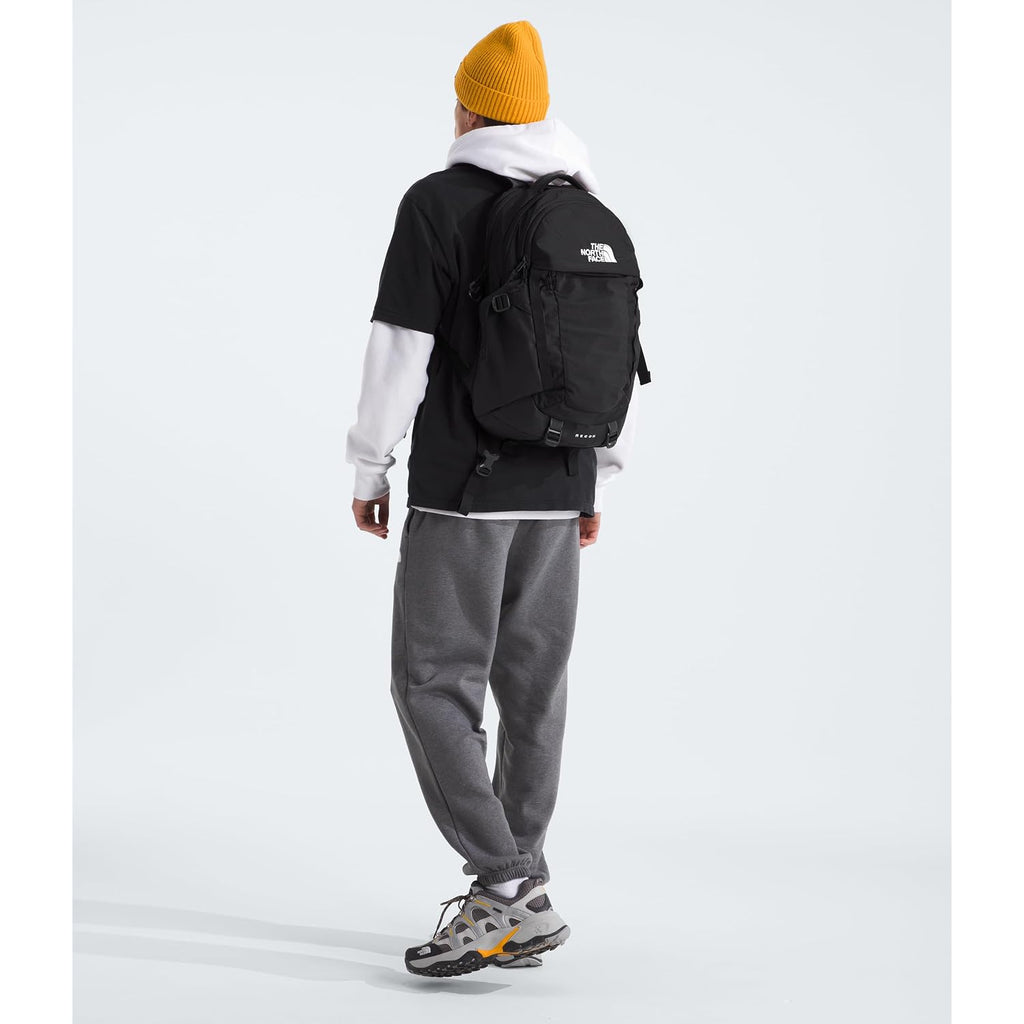 The North Face Recon Everyday Laptop Backpack - Daypack, Water Repellent, Laptop Sleeve, 2 Water Bottle Pockets, Tnf Black/Tnf Black-Npf, One Size