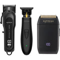 Supreme Trimmer 3-In-1 Barber Bundle | Pro Clipper Lite, T-Shaper Trimmer & Crunch Foil Shaver | Professional Beard Trimmer Men’S Hair Clipper Kit | Black