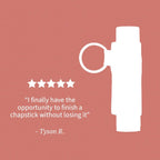 Thread Wallets Elastic Chapstick and Lip Gloss Holder Keychain