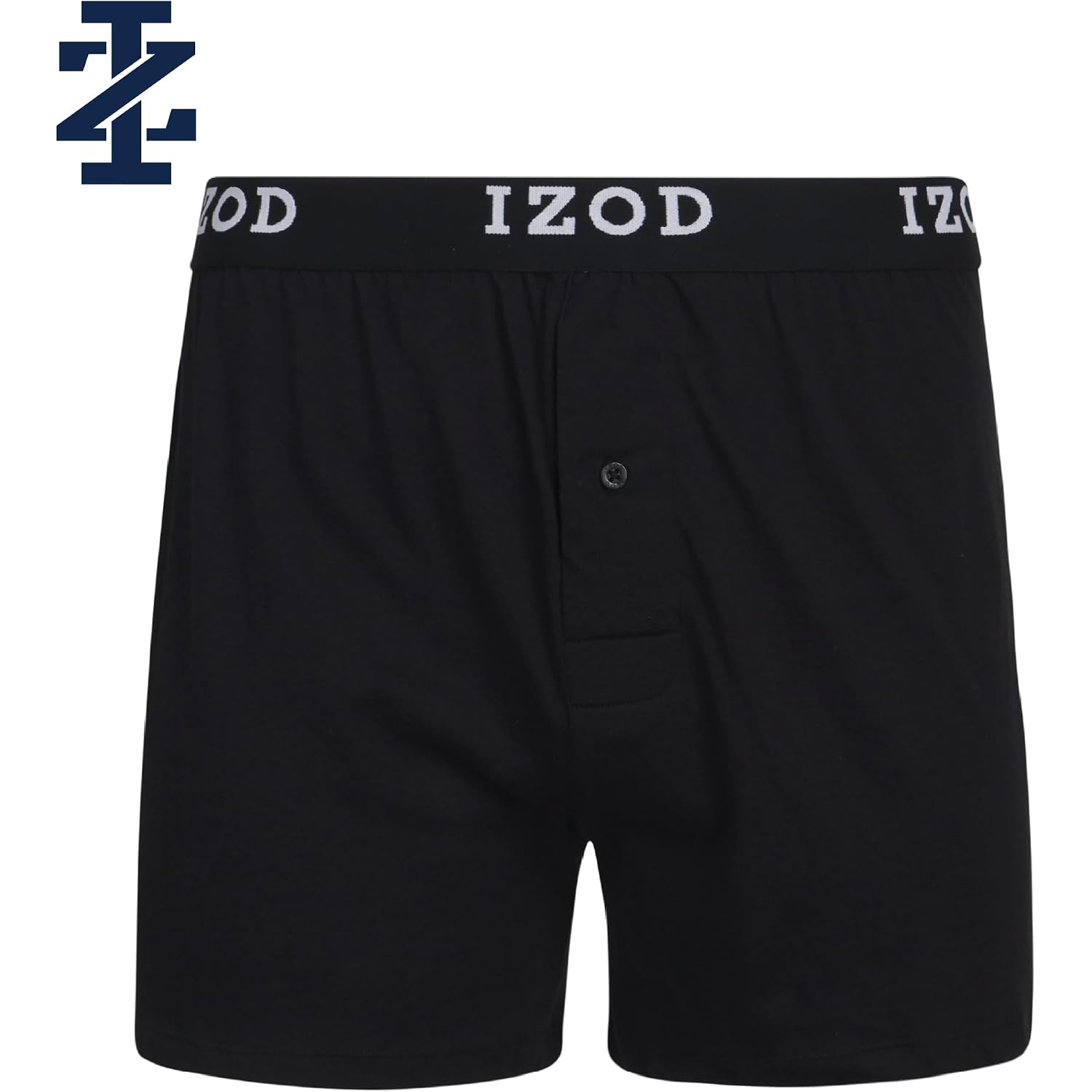 Izod Mens Boxer Shorts - 4 Pack Performance Knit Cotton Boxers For Men With Button Fly - Lightweight Mens Boxers, 4" Inseam