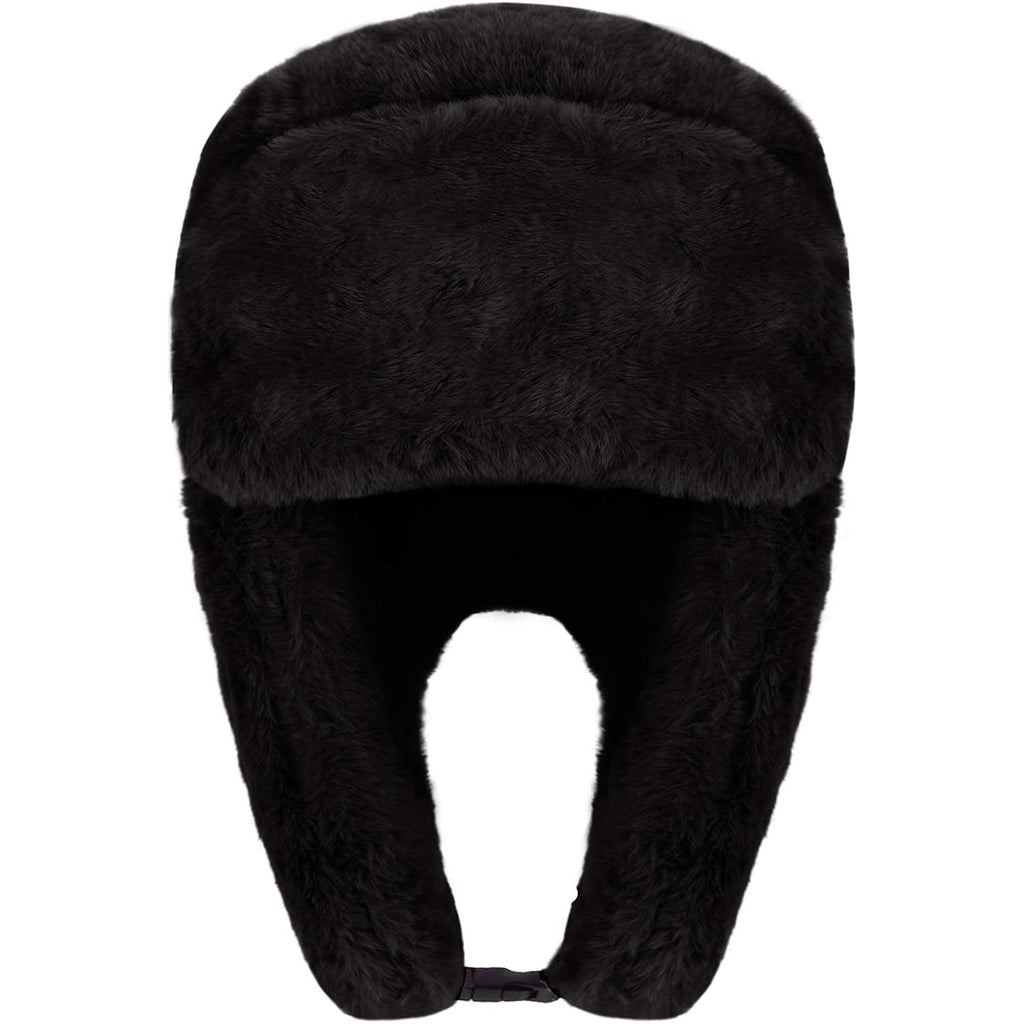 Warm Trapper Hat for Men Women Winter Cozy Plush Faux Fur Ushanka Russian Hats Cold Weather Ear Flap Hunting Snow Eskimo Hat