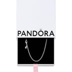 Pandora Cable Chain Necklace - Classic Chain Necklace with Lobster Clasp - Gift for Her - Sterling Silver Adjustable Necklace - With Gift Box