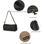 Donnain Premium Full Grained Leather Crossbody Purses For Women, Barrel Bag And Hobo Bags For Women With Adjustable Strap