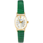 MANIFO Womens Oval Case Watch PU Leather Analogue Quartz Wrist Watches for Women Ladies Small Casual Business Watches