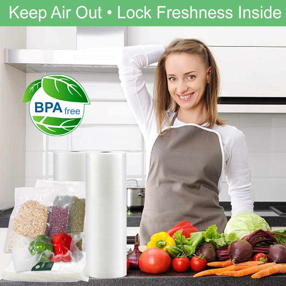 O2Frepak 200 Quart Size 8" X 12" Vacuum Sealer Bags With Bpa Free And Heavy Duty,Great For Food Storage Vaccume Sealer Precut Bag