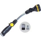 Melnor 65173Amz Relaxgrip 8 Pattern 16" Pivoting Wand Bundle, Metal, Black, Yellow