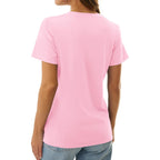 Gkbk Women'S T Shirts Cotton Short Sleeve Summer Tops Casual Soft Basic Tee | Crew Neck, Loose Fit, Comfortable And Breathable Material, Plain Shirt, 2026 Fall Outfits