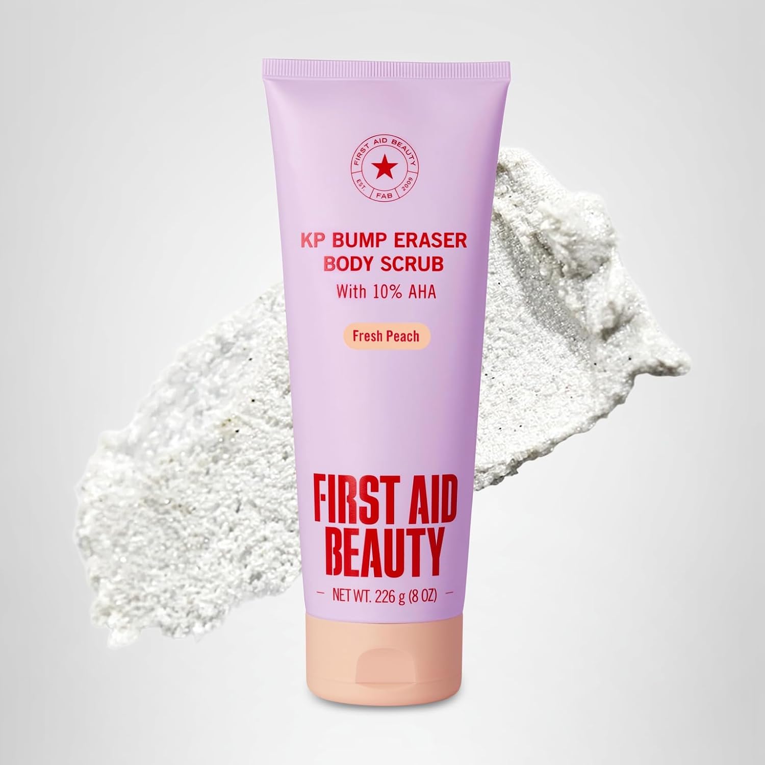 First Aid Beauty - Kp Bump Eraser Body Scrub, Keratosis Pilaris Exfoliator With Glycolic And Lactic Acids, Helps Reduce Chicken Skin Bumps, Safe For Sensitive Skin