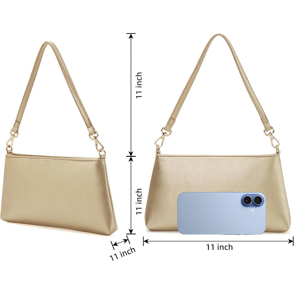 Women Clutch Purses Ladies Pu Leather Evening Bag Shoulder Bag Handbag For Party/Wedding/Cocktail/Prom/Club