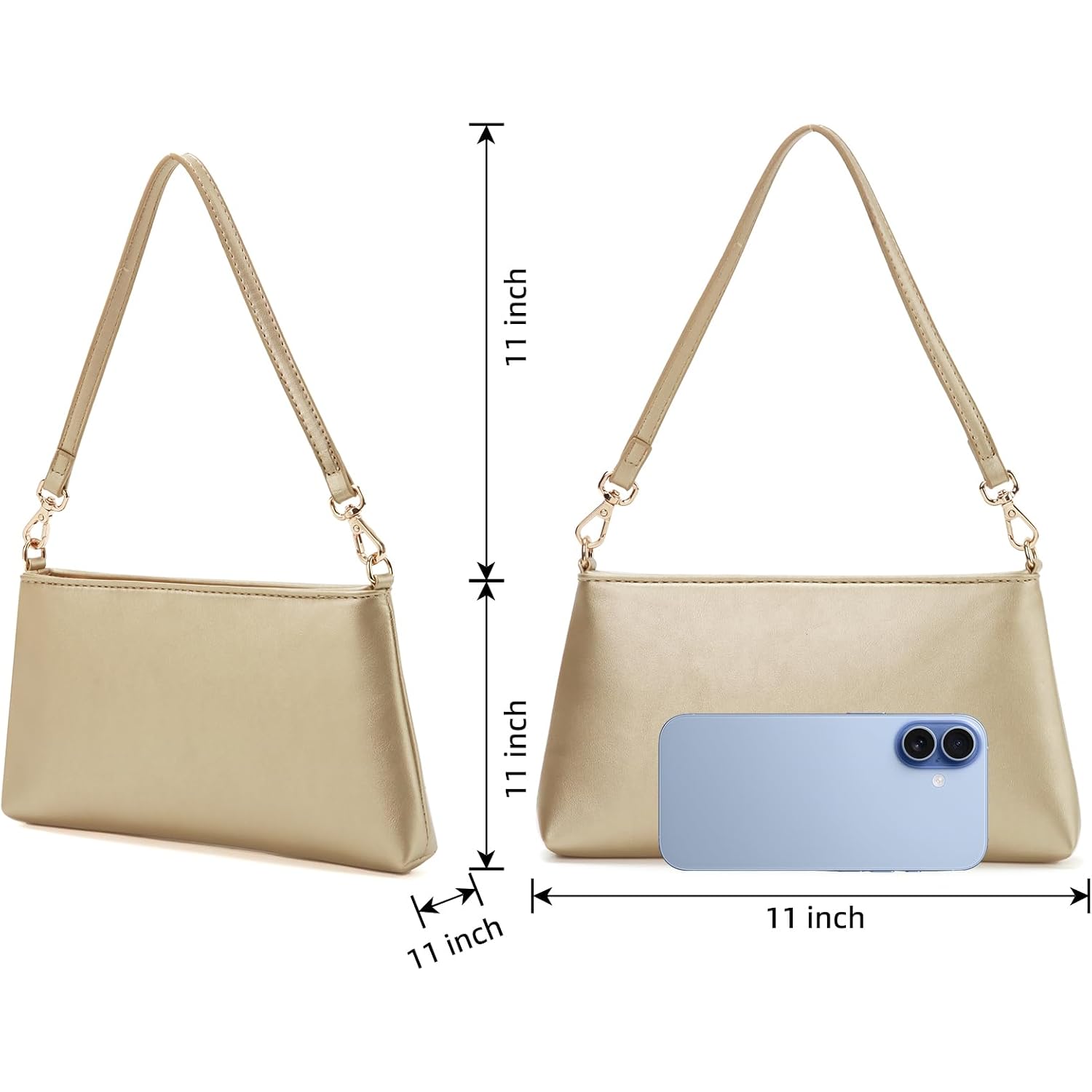 Women Clutch Purses Ladies Pu Leather Evening Bag Shoulder Bag Handbag For Party/Wedding/Cocktail/Prom/Club